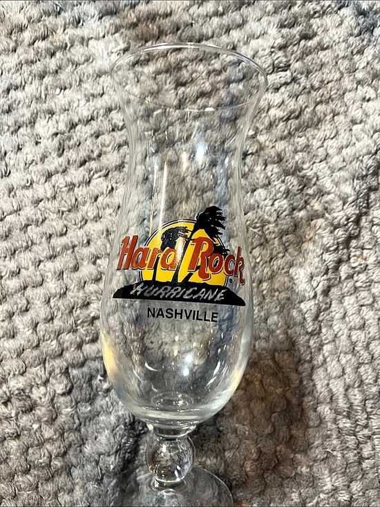 Hard Rock Cafe Other - Hard Rock Cafe Hurricane glass Nashville Souvenir Drinkware
